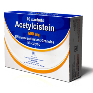 Acetylcistein 600 mg ( acetylcystine ) 10 sachets